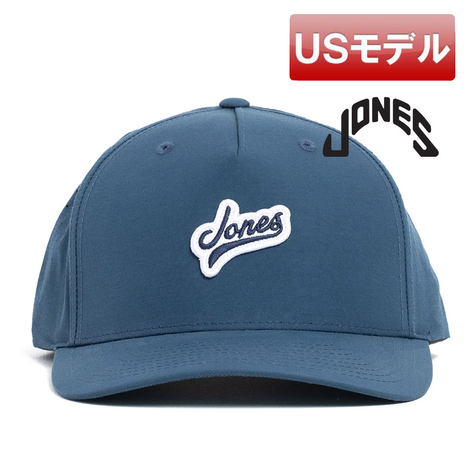 (USモデル)ジョーンズ スクリプト アスレチック ゴルフキャップ スチールブルー ゴルフ用帽子 JONES GOLF_画像1