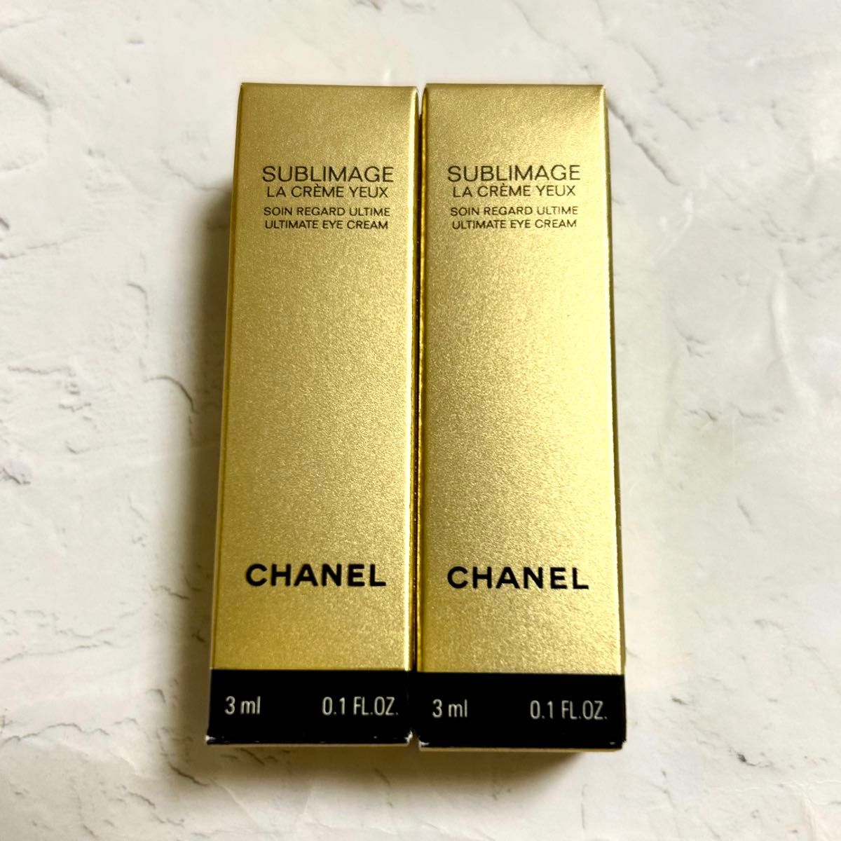 CHANEL サブリマージュ ラクレームユー 目元クリーム・サンプル　3ml  ×2個