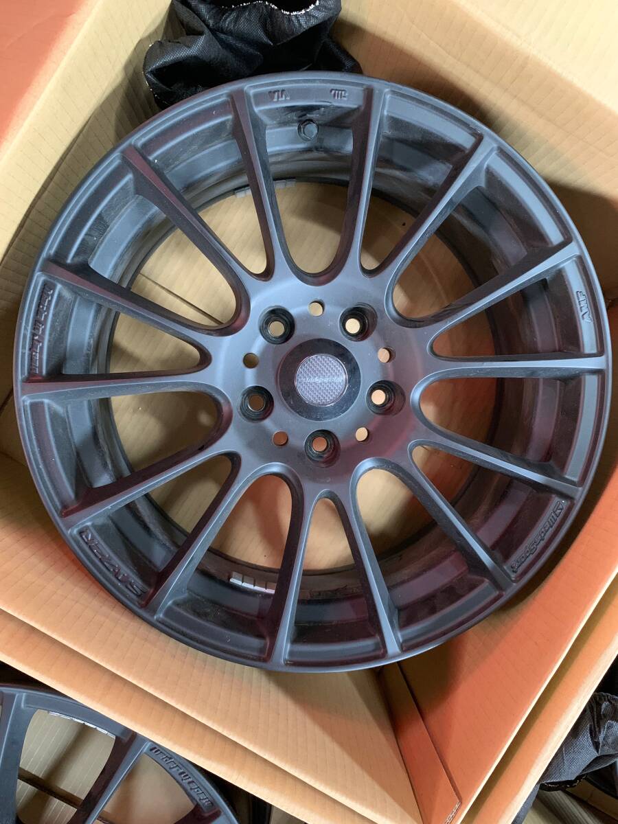 Weds sport SA-72R 17X7.5J INSET +45 5/114.3 ハブ径 73mm マッドブラック 中古品　日本製_画像2