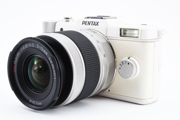 ★良品★PENTAX ミラーレス一眼 Q レンズキット ホワイト PENTAX QLKWH D416_画像3