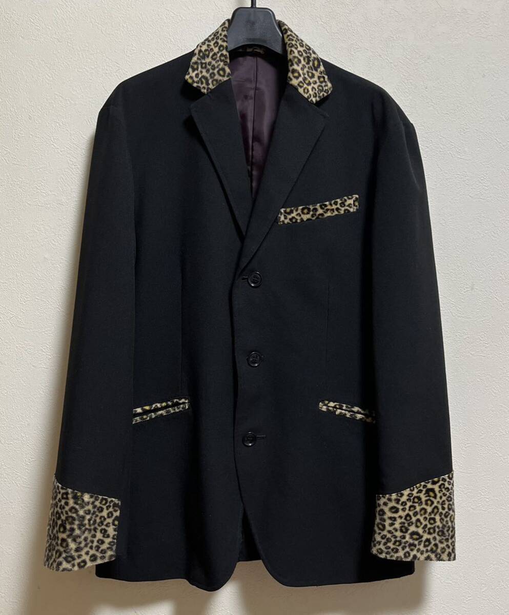  beautiful goods SAVOY CLOTHING jacket S leopard . Leopard Edward jacket 50s rockabilly savoi closing dry bo-nz666