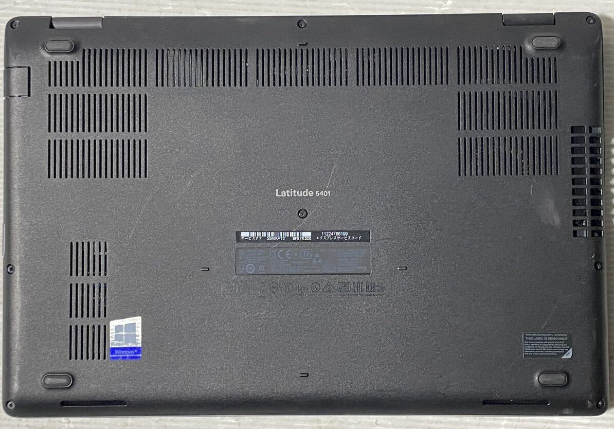  электризация не возможно Latitude 5401 no. 9 поколение Core i5 память 8GB 14 дюймовый Junk 418