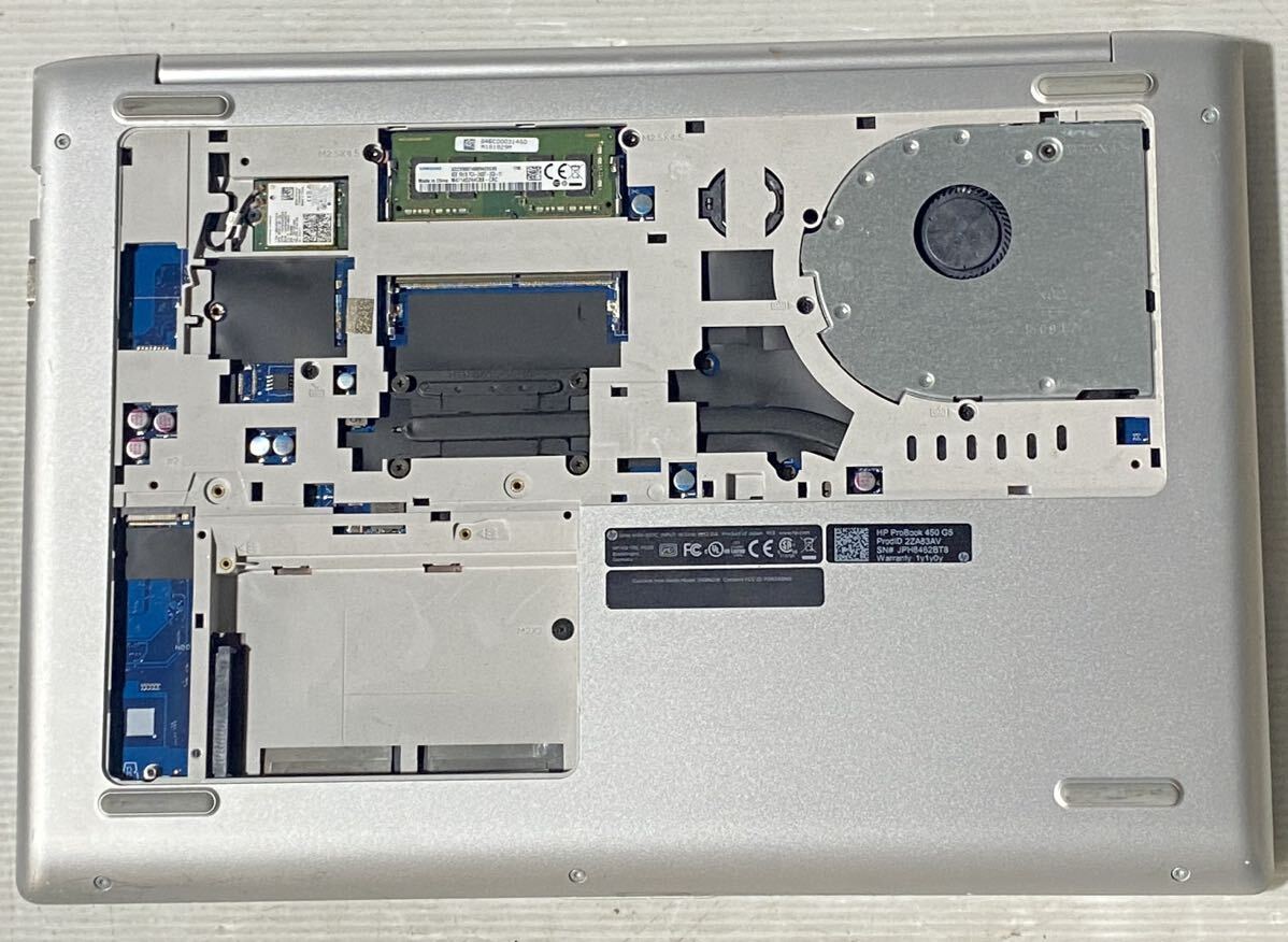 Bios 起動確認済み HP ProBook 450 G5 i5-7200Uメモリ4GB/15.6インチ ジャンク463_画像6
