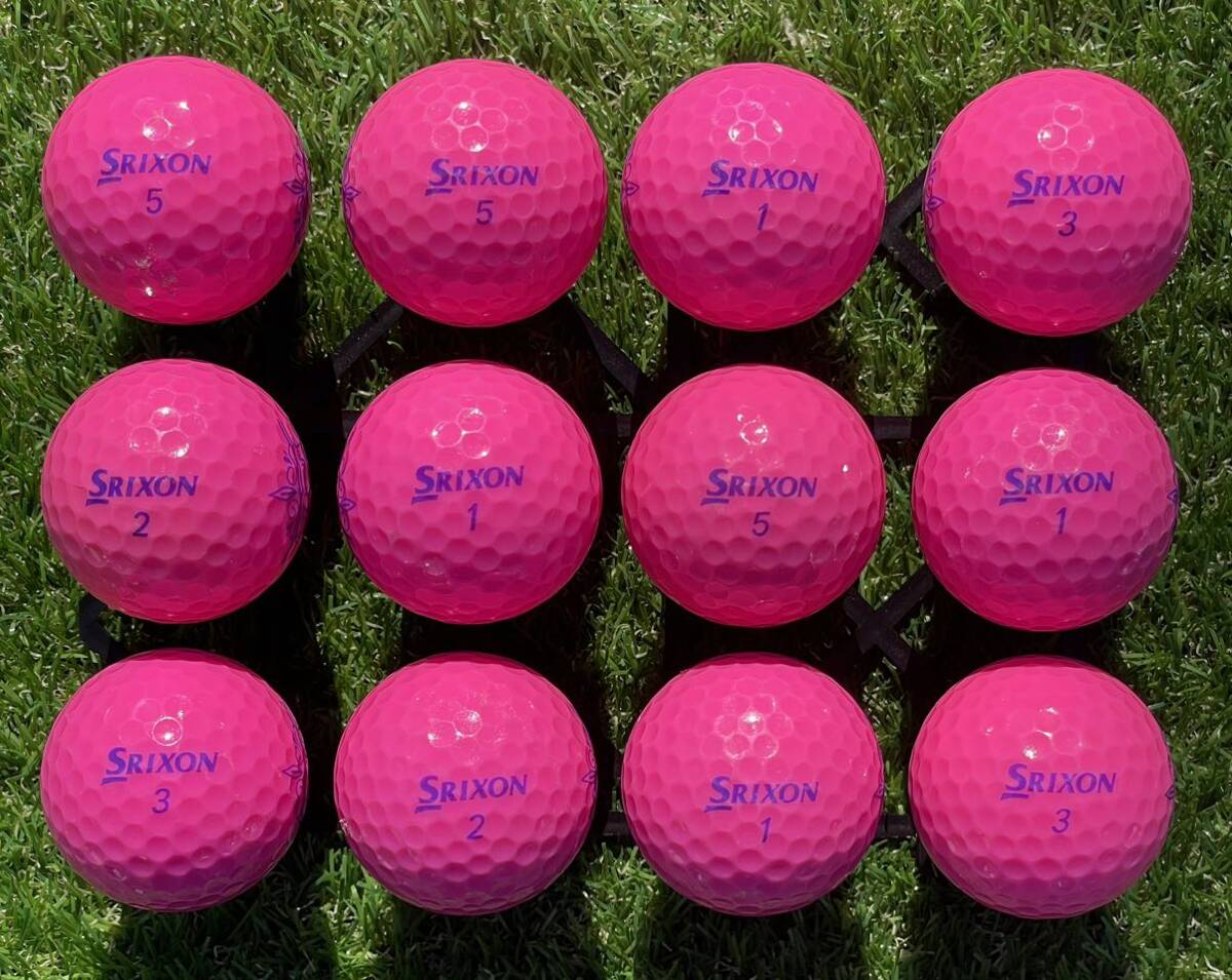 SRIXON SOFT FEEL LADY2021年モデル 【A級ランク】パッションピンク ロストボール_画像3