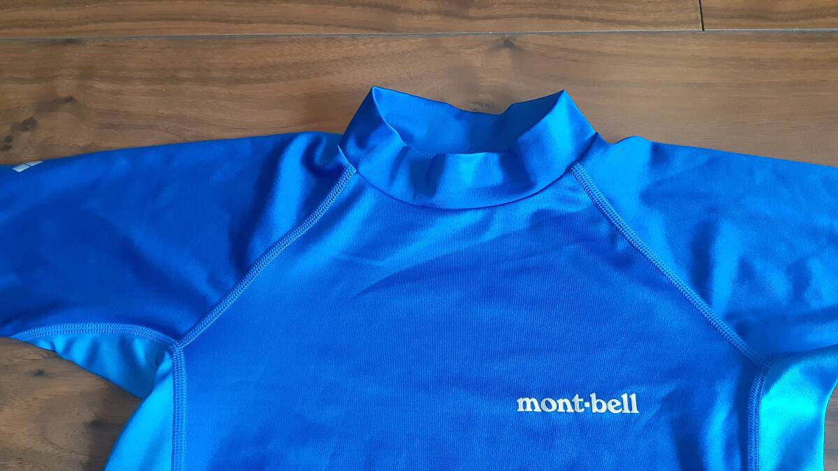 mont-bell　モンベル　キッズ　ラッシュガード　ハーフスリーブシャツ　140cm　