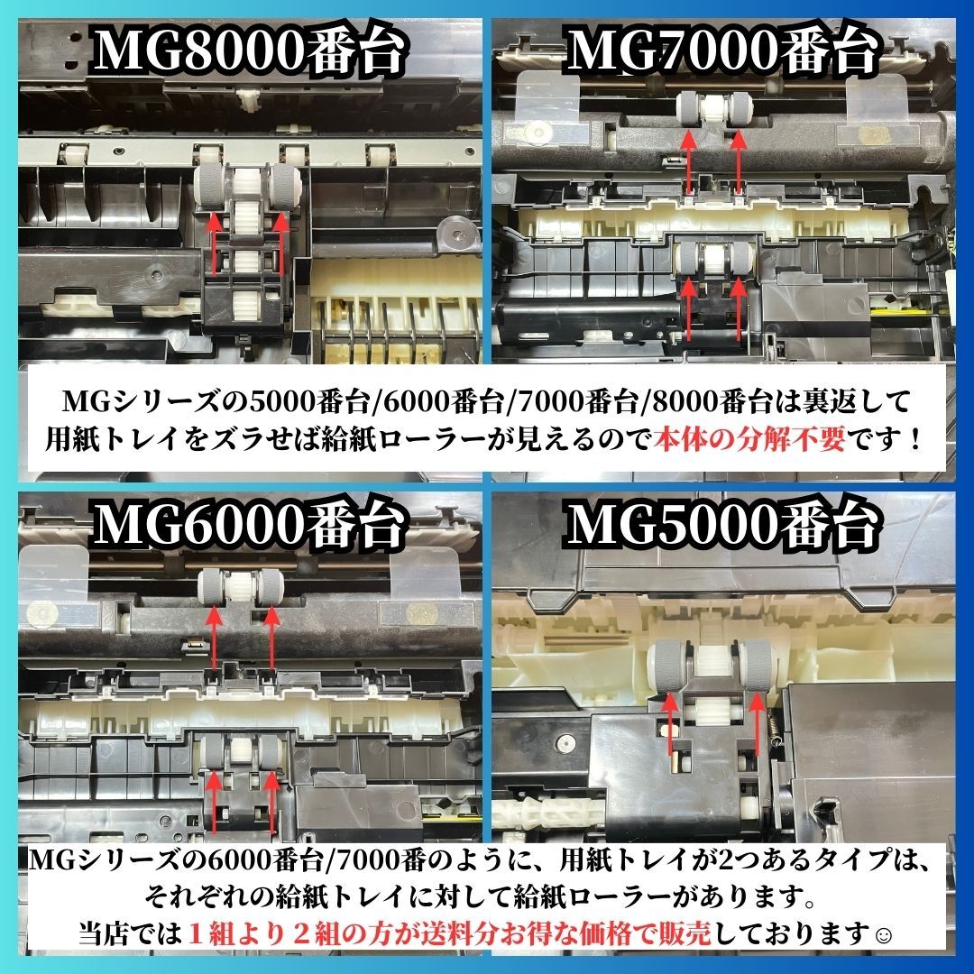 【新品】Canon用 給紙ローラー【MG3630,MG4130,MG5530,MG6530,MG7730等に対応】キヤノン A01