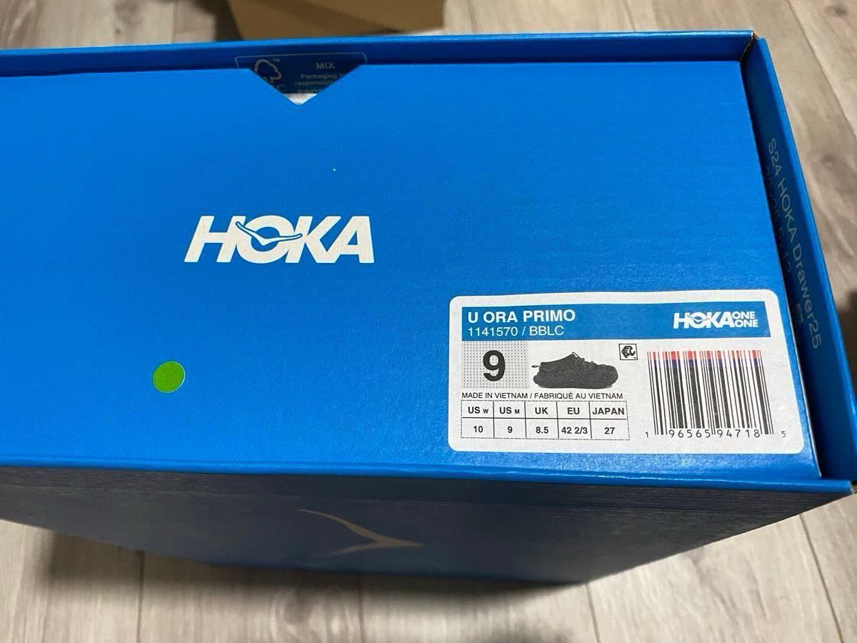 HOKA ONE ONE/Ora Primo/黒/27cm ホカオネオネ　オラ プリモ リカバリー