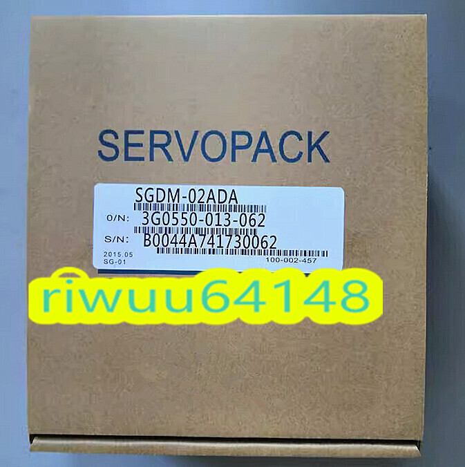 【保証付き】【送料無料】★新品！YASKAWA /安川電機 SGDM-02ADA サーボドライバー_画像1