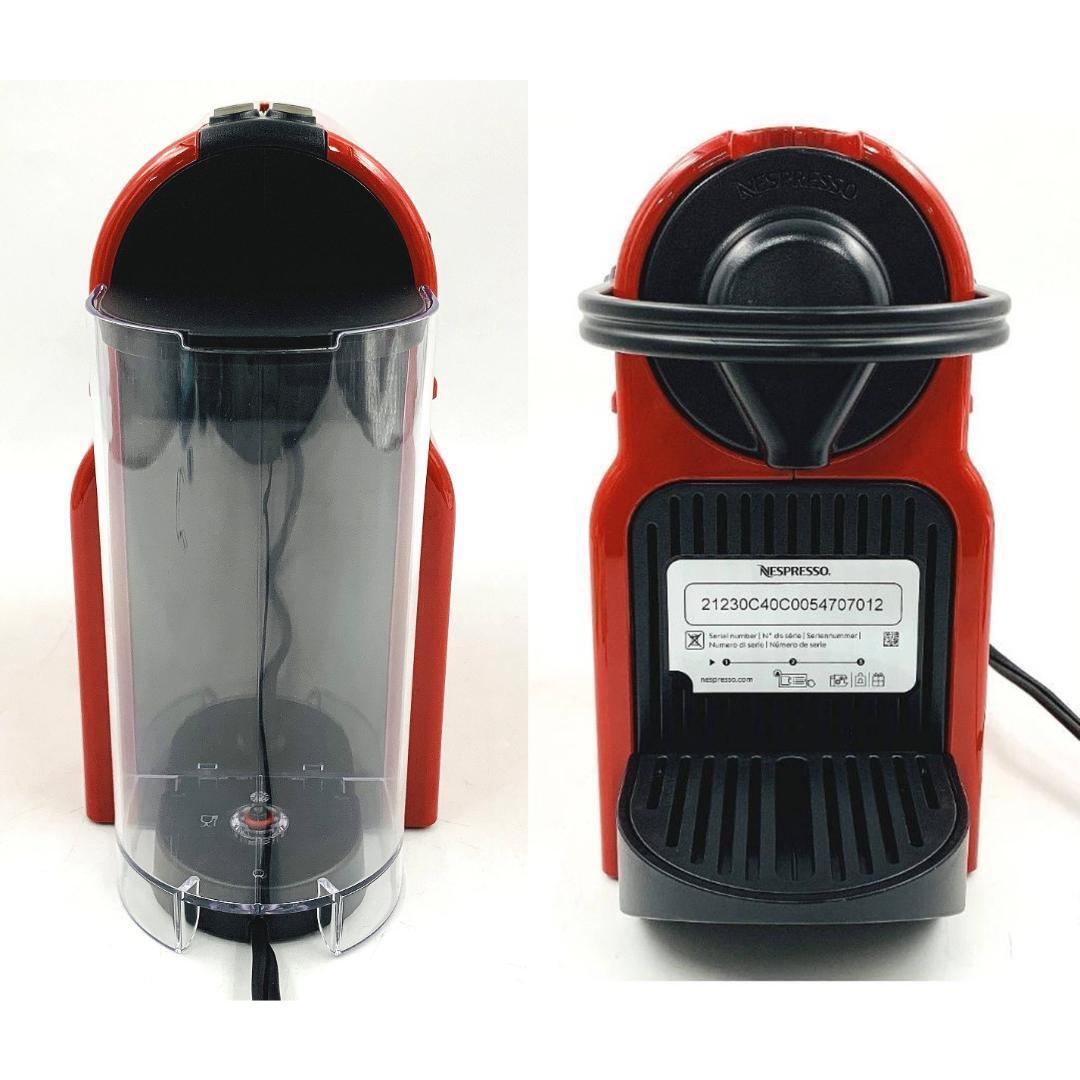 NESPRESSO C40-RE-CO ネスプレッソ オリジナル カプセル式コーヒーメーカー イニッシア ルビーレッド 2021年製 _画像2