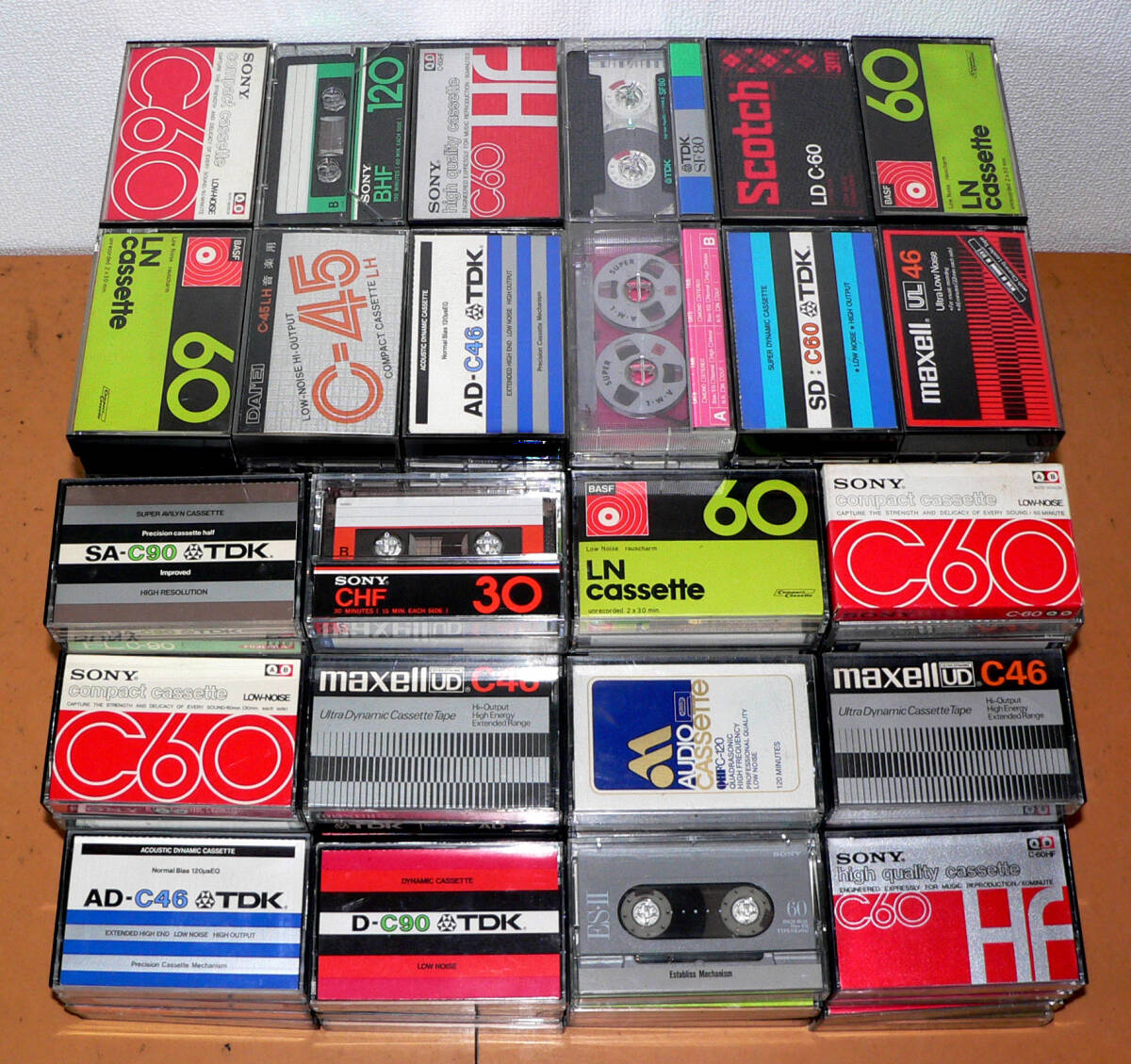 * used cassette tape - 190ps.@/ TDK, SONY,maxell, other *
