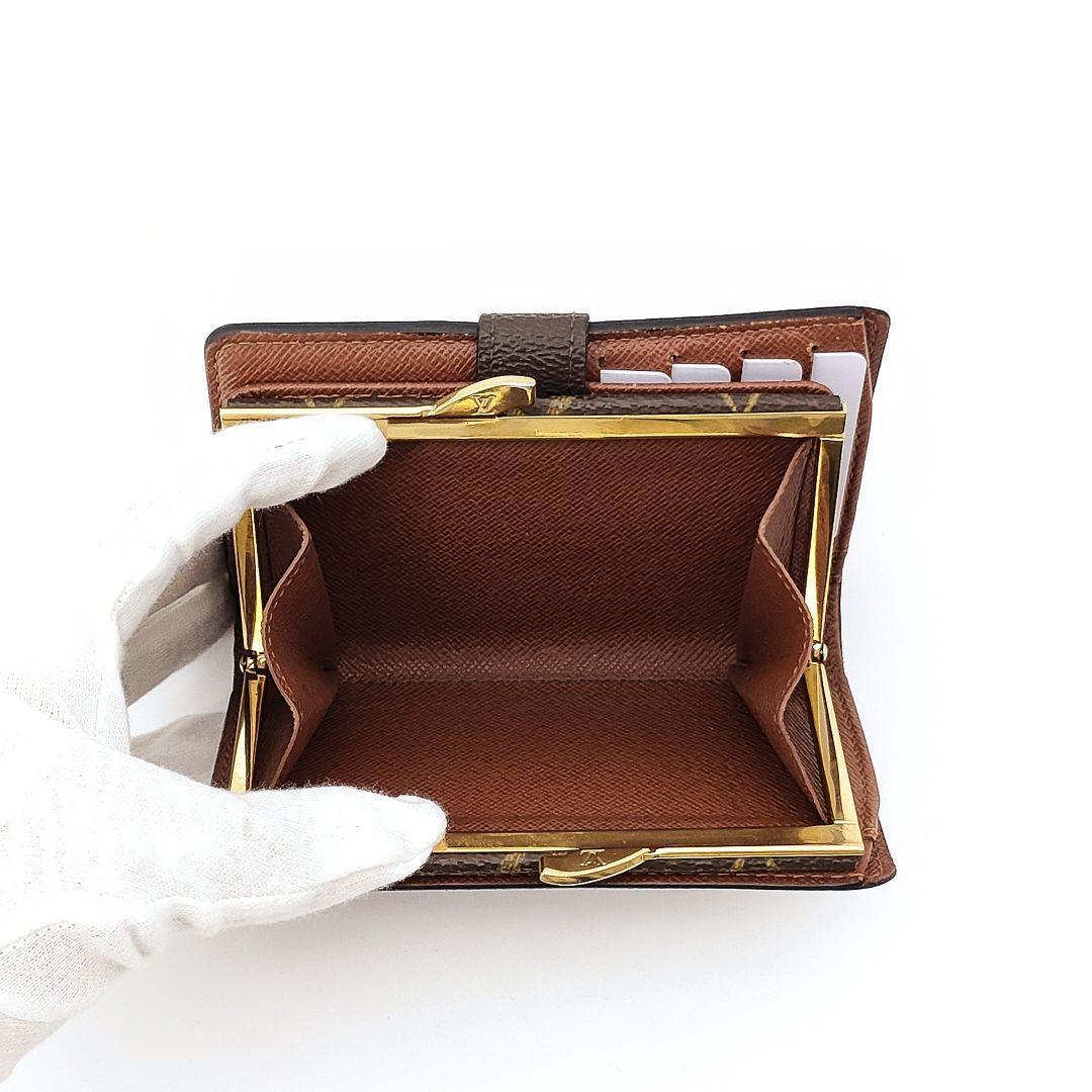 未使用廃盤品ルイヴィトンモノグラムヴィエノワがま口財布 未使用廃盤品ルイヴィトンモノグラムヴィエノワがま口財布