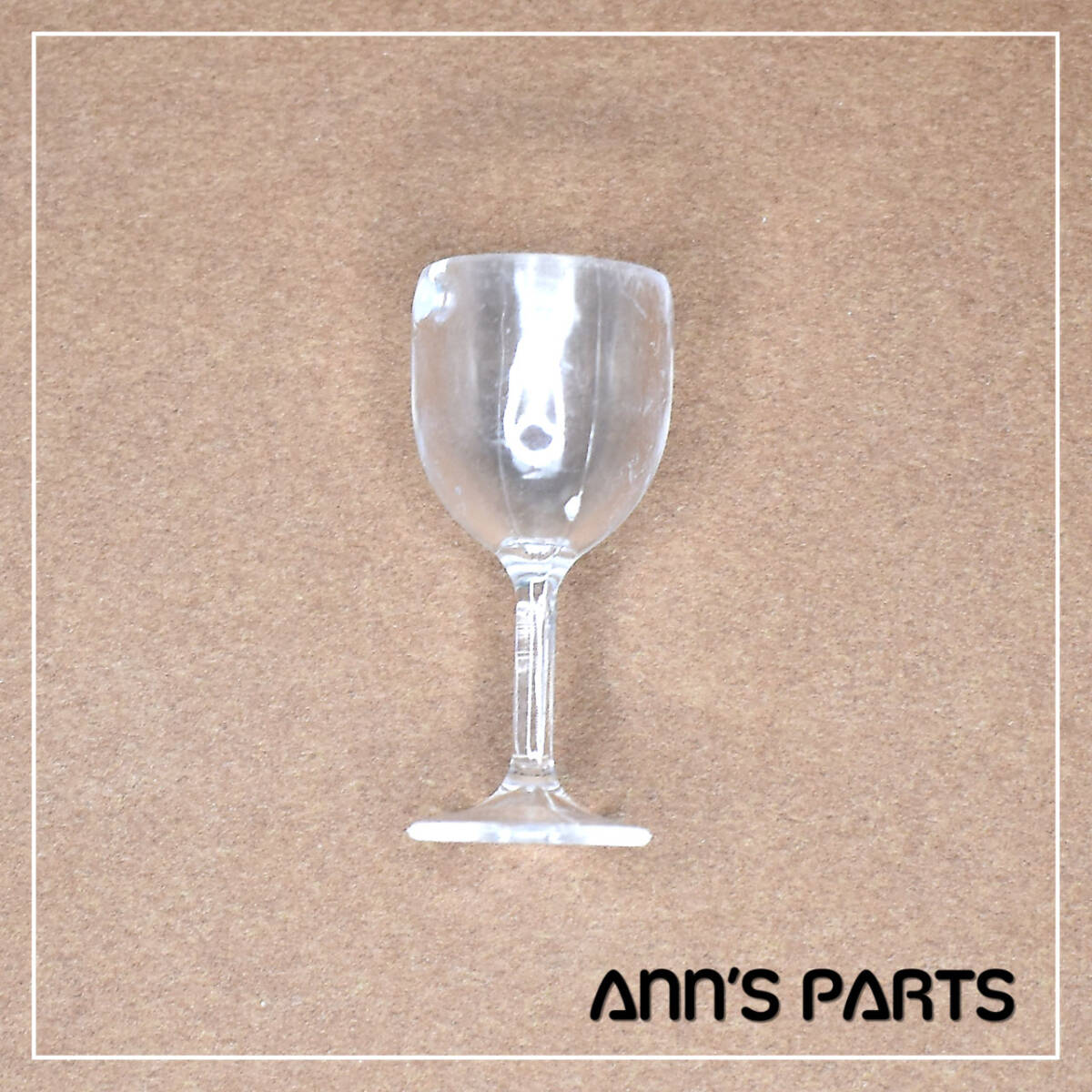 ◆Ann's Parts◆　mini01_3.ミニチュア　アクリルパーツ ワイングラス_画像2