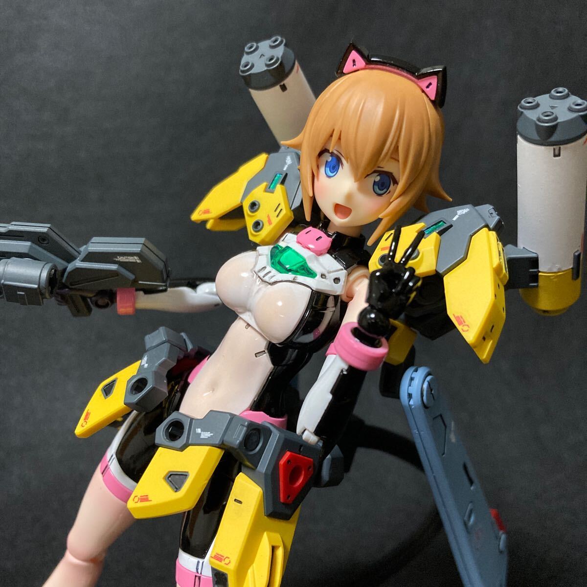 バンダイ Figure-rise Standard あばたーふみな 塗装済 完成品　オプションパーツ　スタンド付き_画像7