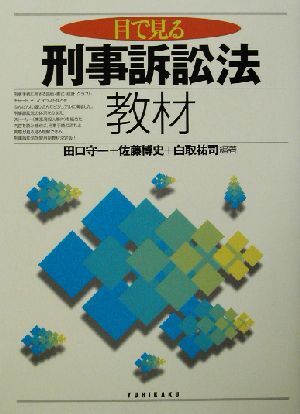 目で見る刑事訴訟法教材／田口守一(著者),佐藤博史(著者),白取祐司(著者)_画像1