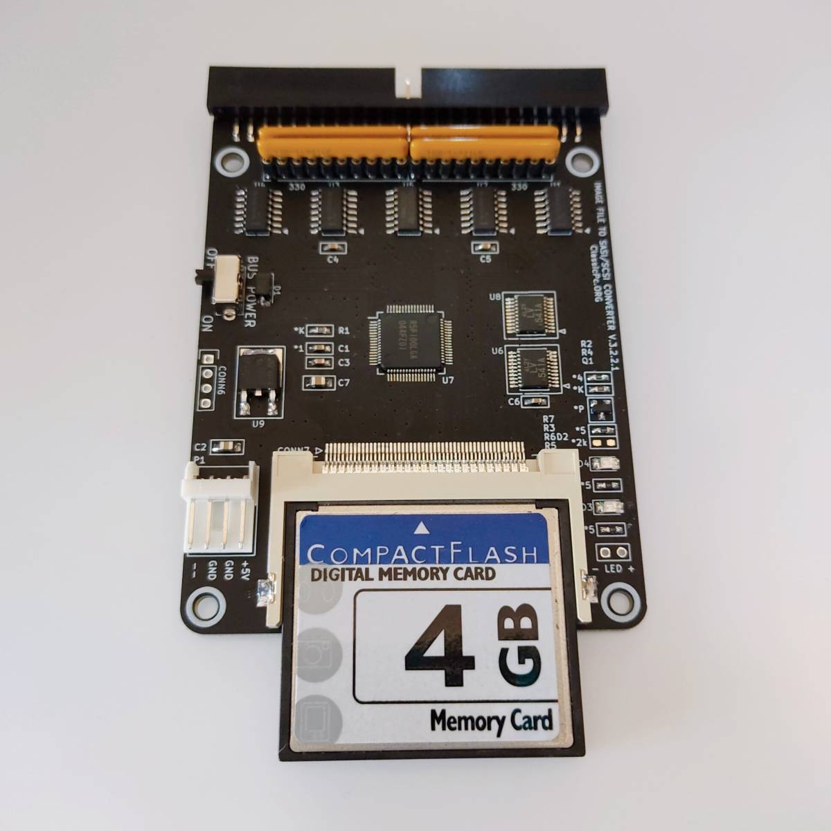 X68000シリーズ用 SCSI HDDのかわりにCFカードを接続する変換機「変換番長PRO V.3.2.2.6 内蔵用」+CFカード4GB付【サークルさん頒布終】の画像3
