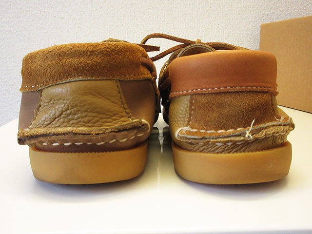 エンジニアードガーメンツ★≪税込定価51,840円≫★EG×NEW ENGLAND OUTERWEAR★EG別注モデル★2 Eye Boat Shoe/Tan【US7】★箱/付属品有り_画像6