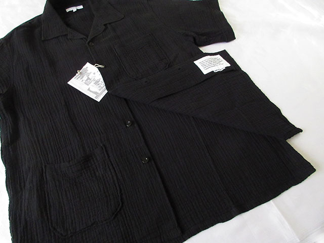 エンジニアードガーメンツ★2022ss★≪税込定価25,300円≫★国内レアモデル★レアサイズ★ Camp Shirt - Cotton Crepe/Black【XS】_画像4