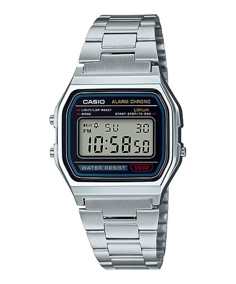 CASIO カシオ 腕時計 A158WA-1JH standard シルバー 新品未使用 チープカシオ カシオスタンダード_画像1