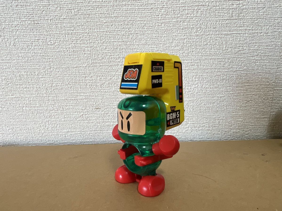 スーパービーダマン ボンバーマン レア コロコロコミック フィギュア マガジン　グリーン_画像1