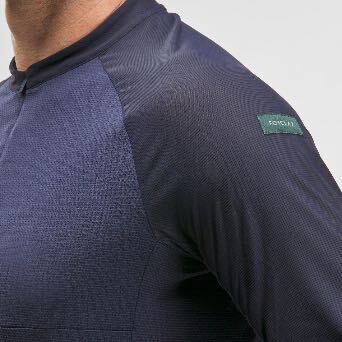 FORCLAZ メリノウール 長袖 L シャツ UL 新品未使用 デカトロン TROPIC 500 メンズ navy ネイビー Decathlon merino wool new_画像2