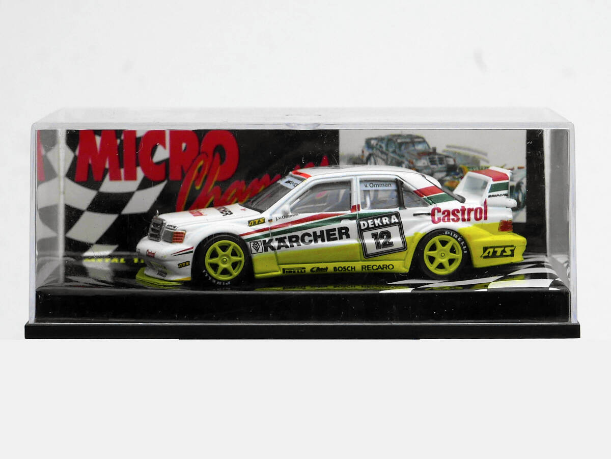 1/64 PMA メルセデスベンツ 190E 2.5-16 Evo2 [W201] #12 Mass-Schons(KARCHER) DTM 1992 Micro Champs MCH-651107