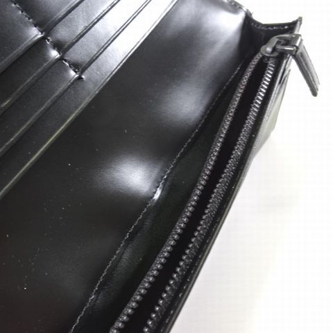  new goods Calvin Klein platinum book@ cow leather enamel leather long wallet black change purse . card inserting . inserting men's man gentleman CALVIN KLEIN PLATINUM