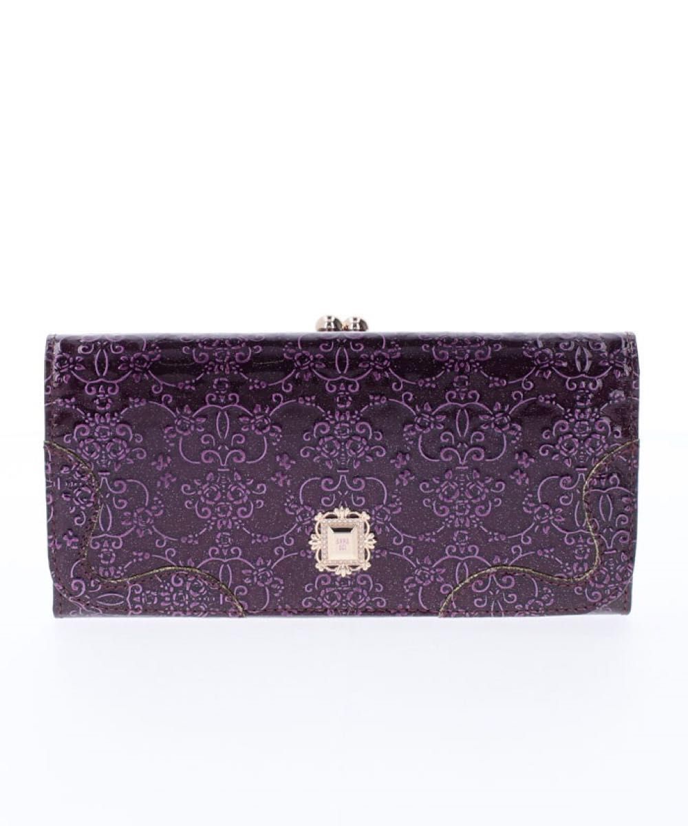 アナスイ (ANNA SUI) ルーミー 口金フラップ 長財布 財布