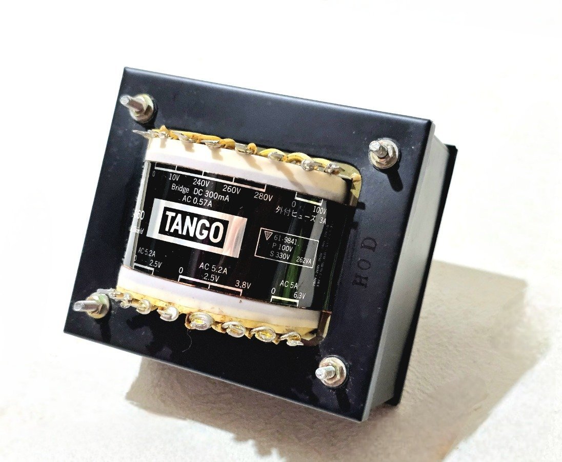 【未使用】TANGO タンゴ トランス 電源トランス MS-360 小型電源トランス 真空管アンプ ステレオアンプ 音響機器の画像2