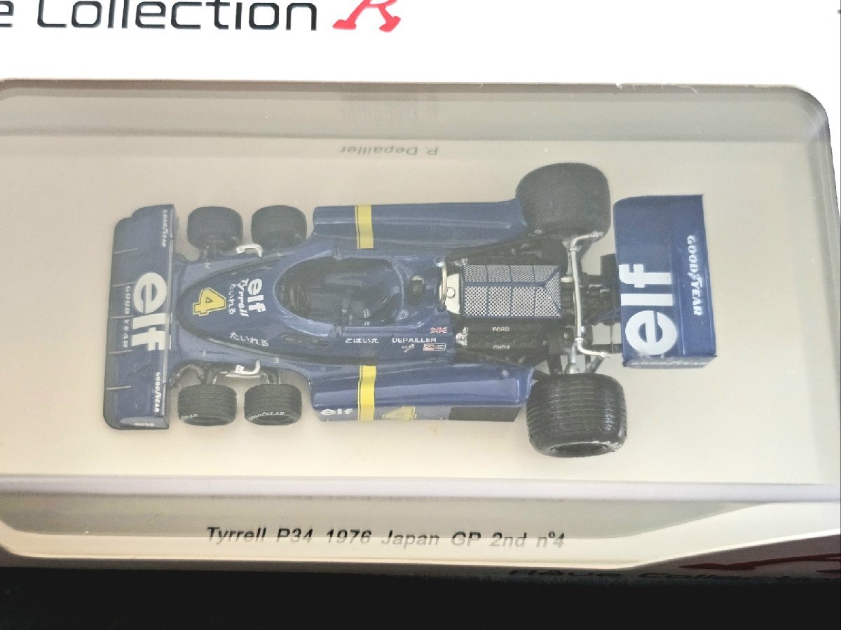 ★未使用★Reve Collection レーヴコレクション Tyrrell ティレル 日本GP仕様 F1 ミニカー ケース付 インテリア P34 n°4の画像3