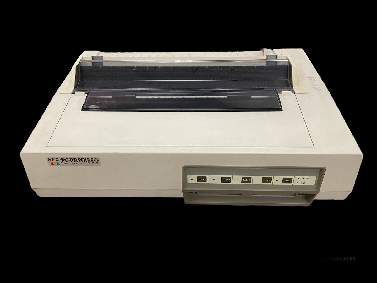 【レトロ】 NEC 日本電気 日本語シリアルプリンタ PC-PR201 1983年 初期型パソコン ドットインパクト方式 漢字プリンタ ヴィンテージの画像2