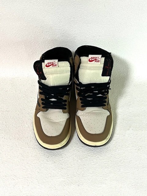 NIKE AIR JORDAN 1 HIGH travis scott ナイキ エアジョーダン1 トラヴィス スコット 29cm セイル ブラック タークモカ スニーカー_画像2