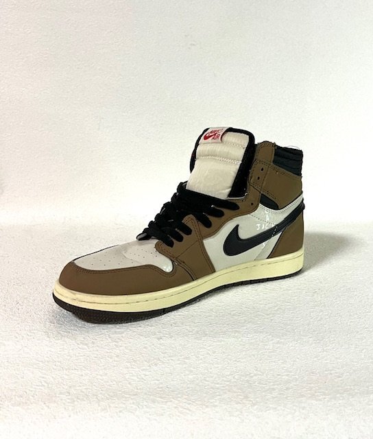 NIKE AIR JORDAN 1 HIGH travis scott ナイキ エアジョーダン1 トラヴィス スコット 29cm セイル ブラック タークモカ スニーカー_画像6