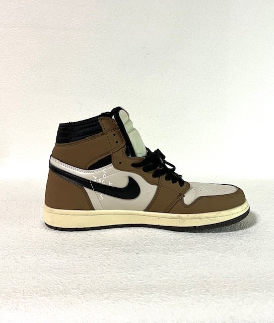 NIKE AIR JORDAN 1 HIGH travis scott ナイキ エアジョーダン1 トラヴィス スコット 29cm セイル ブラック タークモカ スニーカー_画像5