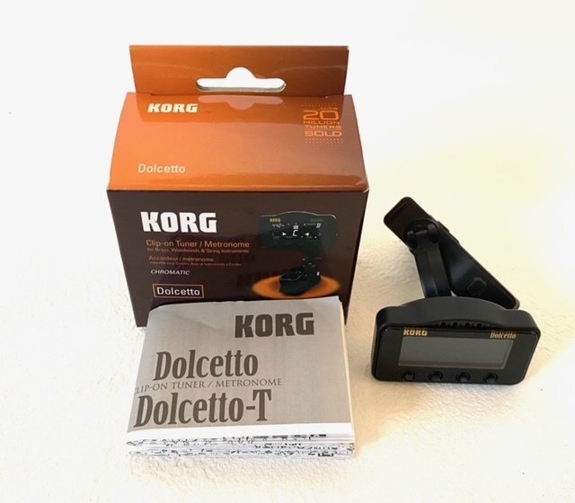 ☆美品☆ KORG クリップ式チューナー メトロノーム Dolcetto ドルチェット 管弦楽器用　楽器・音響機器_画像2