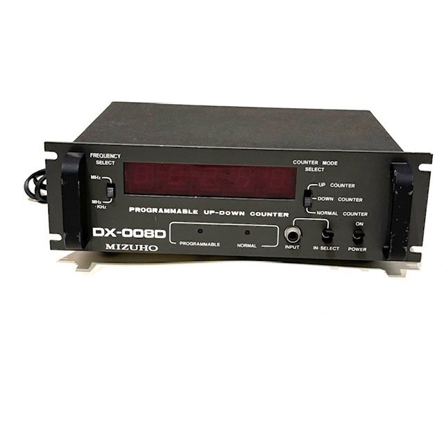 MIZUHO ミズホ アップダウンカウンター DX-008D プログラムカウンター PROGRAMMABLE UP-DOWN CON 受信機 トランシーバー デジタル方式_画像3
