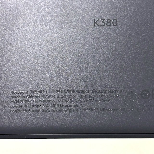 logi ロジクール キーボード K380 ダークグレー Bluetooth ブルートゥース ワイヤレス タイピング 入力作業 HMYの画像7