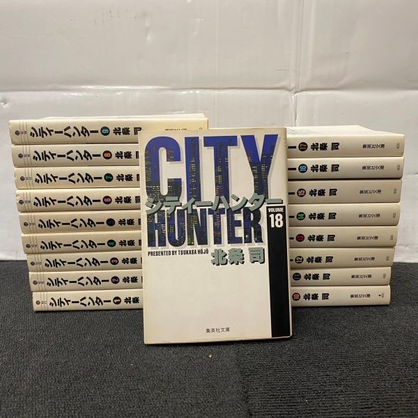 F571-O47-155 library version CITY HUNTER City Hunter north article . all 18 volume the whole ..1-18 volume set / weekly Shonen Jump Shueisha comics / manga ⑤
