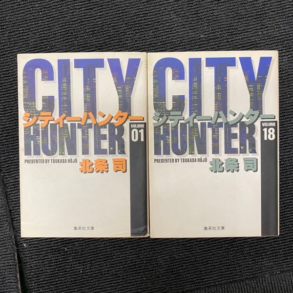 F571-O47-155 library version CITY HUNTER City Hunter north article . all 18 volume the whole ..1-18 volume set / weekly Shonen Jump Shueisha comics / manga ⑤