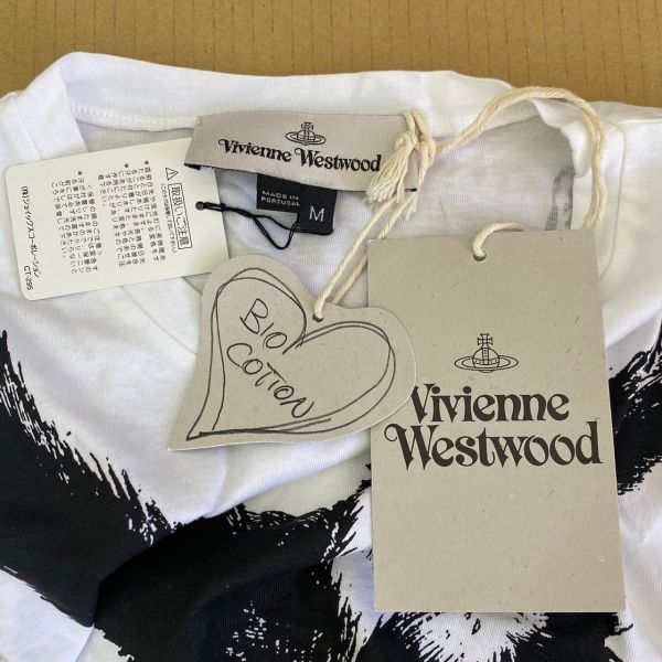 H338-O50-126★ Vivienne Westwood ヴィヴィアンウエストウッド Tシャツ メンズ Mサイズ サル モンキー アパレル ファッション タグ付き ③_画像8