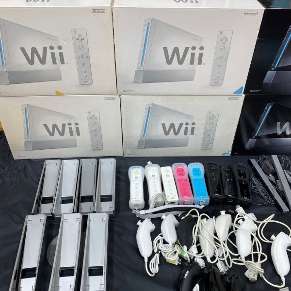 H326-^*Nintendo Nintendo Wii корпус 7 пункт суммировать RVL-001/ баланс Wii панель RVL-021 nintendo дистанционный пульт 8 шт /nn коричневый k10 шт есть электризация OK ③