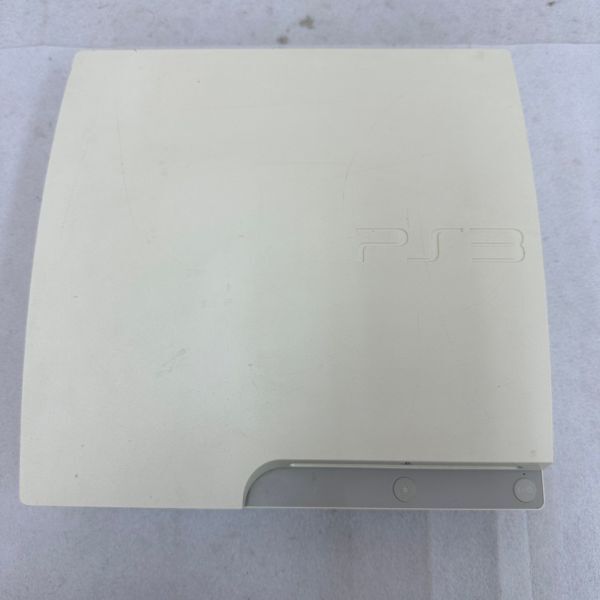 H415-K44-4643 SONY Sony PlayStation3 PlayStation 3 body CECH-3000A white / controller 3 piece / cable PS3 electrification OK ①