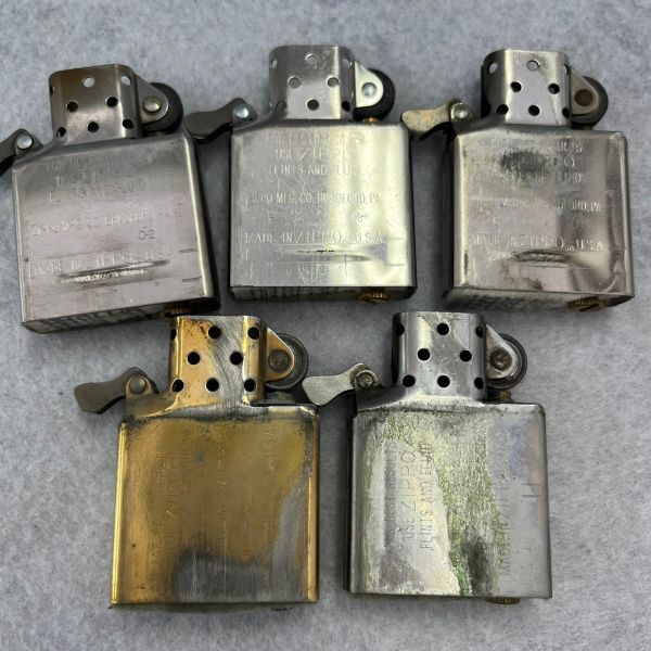 I748-△ZIPPO ジッポー ライター 5個セット US of AMERICA アメリカ/虎/シルバーカラー/ゴールドカラー ジッポ オイルライター まとめ ①_画像7