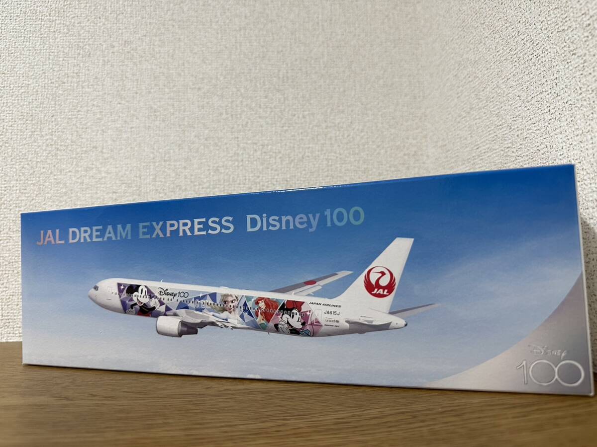 限定!! JAL DREAM EXPRESS Disney100 1/200 BOEING 767-300ER ディズニー 100周年 スナップインモデル の画像5