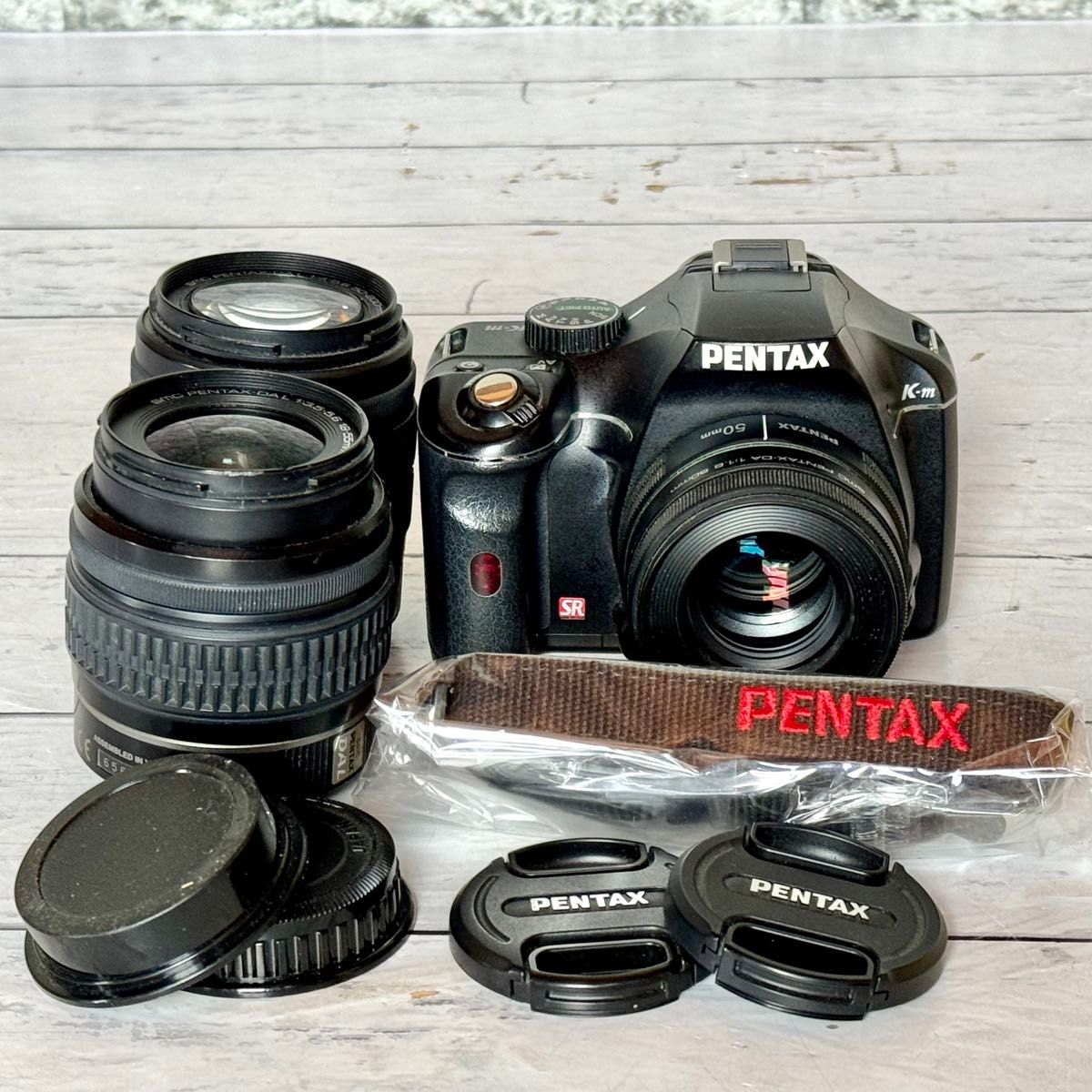 PENTAX K-m 標準、望遠、単焦点セット