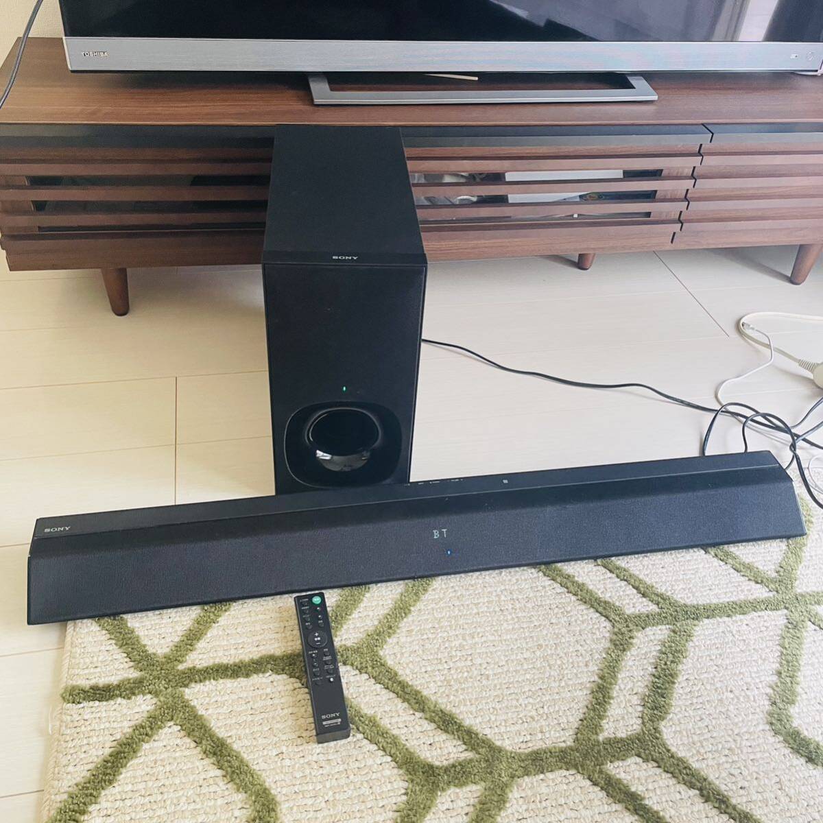 SONY ACTIVE SPEAKER SYSTEM SA-CT380 SA-WCT380 2017 year made sound bar home theater system subwoofer Sony 