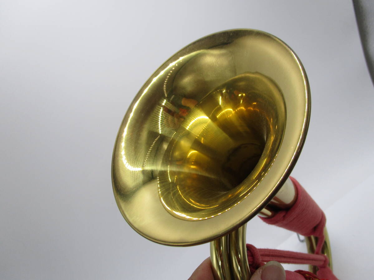  comparatively beautiful goods signal trumpet . army .. three volume army HOLST red cord present condition goods (MC159