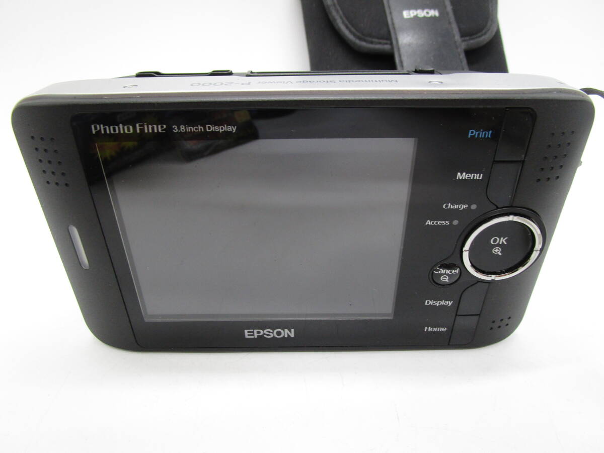 美品　エプソン　EPSON マルチメディア　ストレージ　ビューアー　P-2000　現状品(88UVV_画像2