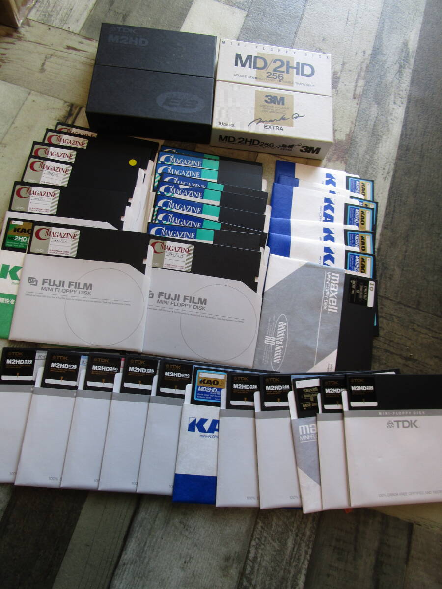  floppy disk 2HD 2D 13.3x13.3.5 -inch 34 sheets present condition goods PC98 craft seat packing (258GG