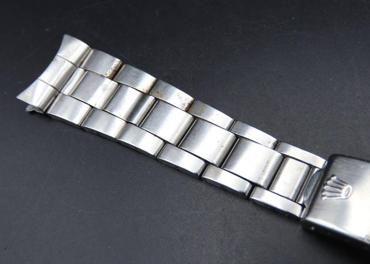 1円～！ROLEX ロレックス 純正巻きブレス 7835 FF357 72年4期 取付幅約19mm SS 3連 ヴィンテージ メンズ 腕時計 パーツ 7_画像3