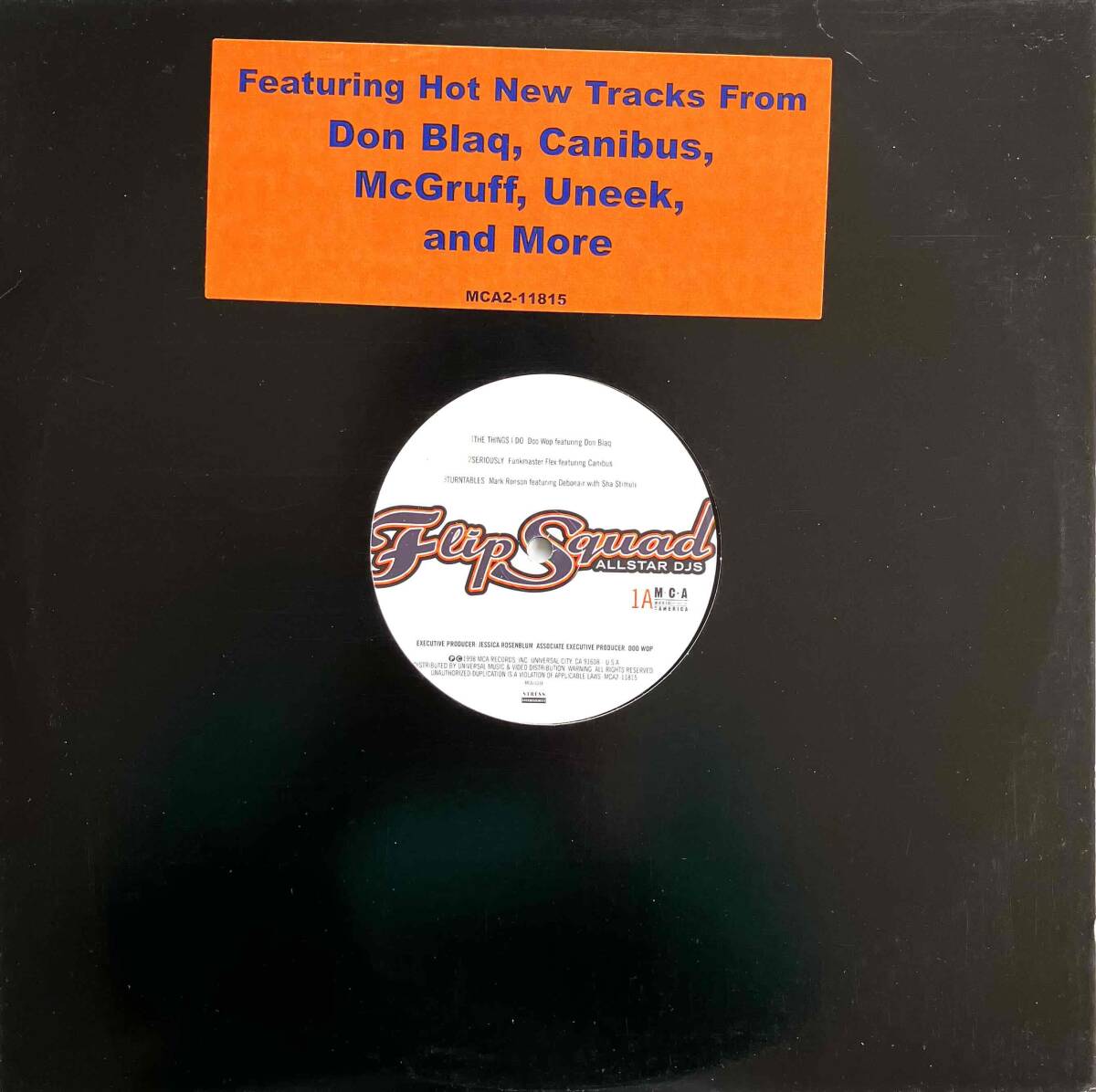 Flip Squad Allstars / The Flip Squad Allstar DJs【2LP】1998 / US / MCA Records / MCA2-11815 / 検索：333yen vinyl_画像1